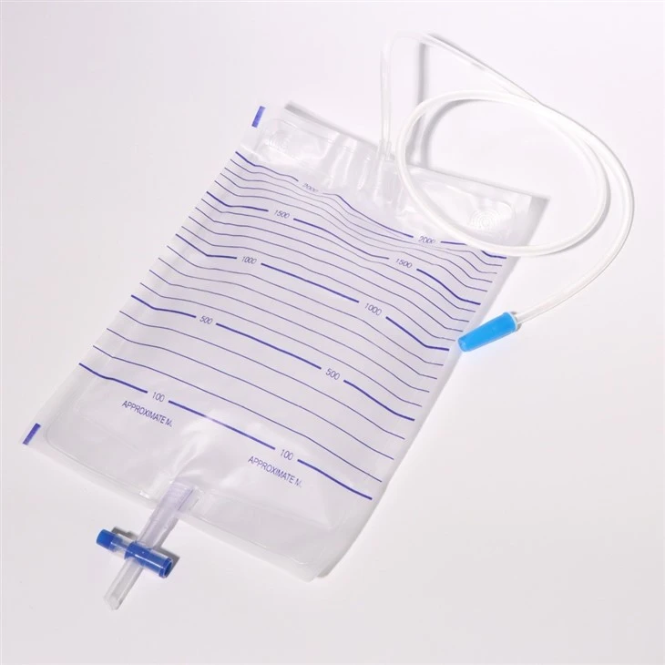 Disposable Anti-Reflux Urinary Bag 2000ml factory