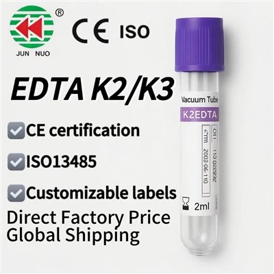 Eldobható EDTA K2/K3 vákuum vérgyűjtő cső